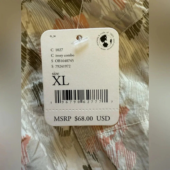 NWT Free People Movement Women’s In The Wild Ivory Combo Printed Shorts - Picture 6 of 7